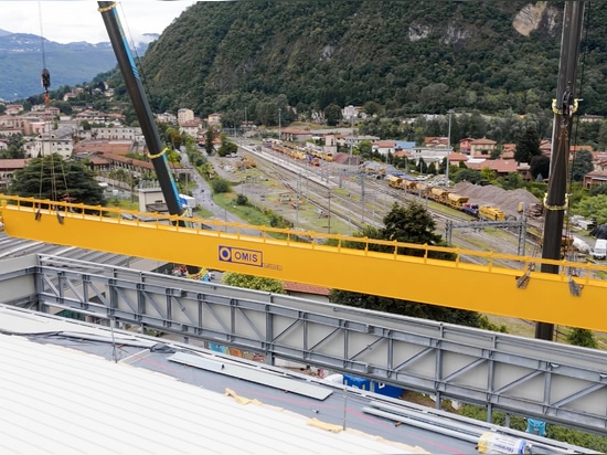 Installation einer 36-Meter-Brückenkrananlage in einer Papierfabrik