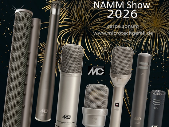 MTG auf der NAMM Show 2026 mit einer breiten Palette bewährter und völlig neuer High-End-Mikrofone und Akustiksysteme