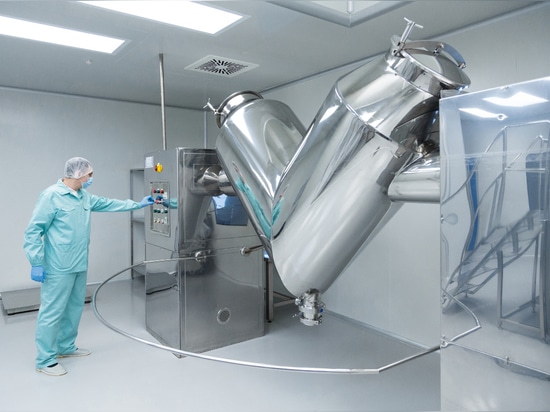 Kontrollierte pharmazeutische Produktionsumgebung durch Umweltüberwachung direkt im Prozess