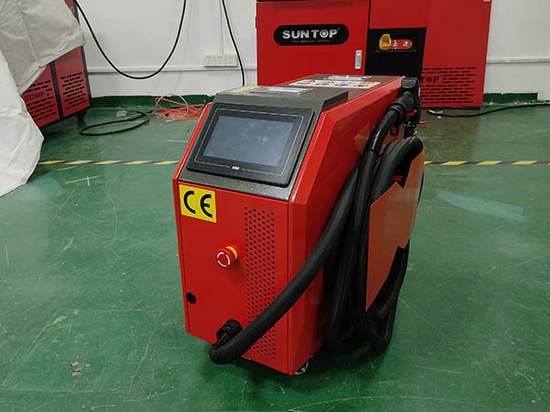 SUNTOP liefert maßgeschneiderte luftgekühlte integrierte Handlaserschweißmaschine nach Spanien