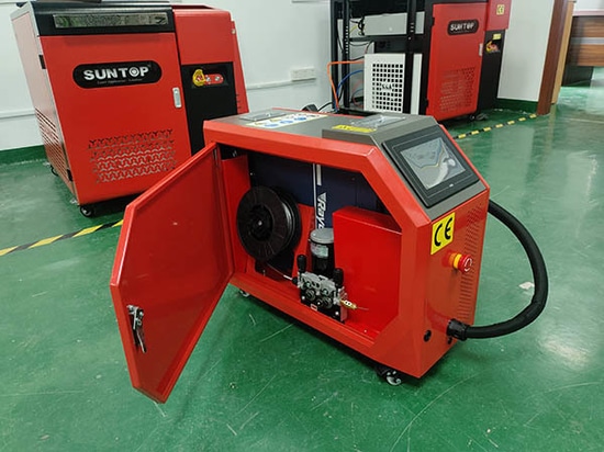 SUNTOP liefert maßgeschneiderte luftgekühlte integrierte Handlaserschweißmaschine nach Spanien