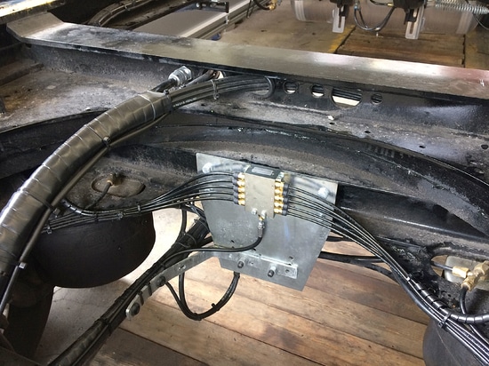 Installierter progressiver Verteiler