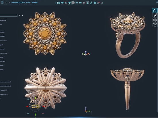 Gravotech präsentiert 3DESIGN V13: einen neuen Maßstab im High-End-Schmuckdesign