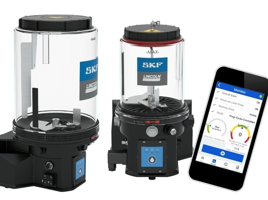 P253 Smart mit eLube‑App auf dem Smartphone
