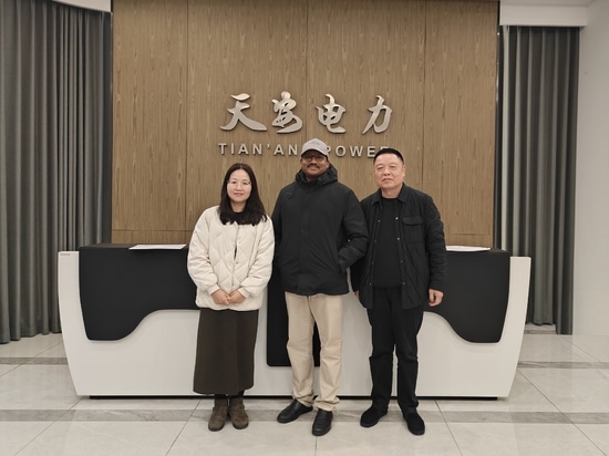 Dritter Besuch eines sambischen Kunden bei Tianan Electric