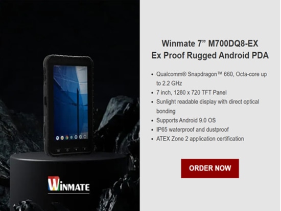 Winmate M700DQ8-EX ATEX-konformer robuster Android-PDA