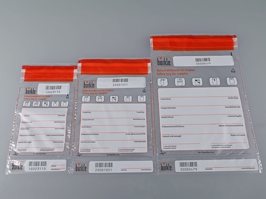 Sicherheitsbeutel für Proben (Bürkle GmbH)