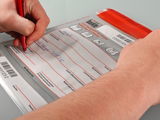 Sicherheitsbeutel für Proben (Bürkle GmbH)