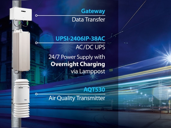 Intelligente Stadt: Kontinuierliche Überwachung der Luftqualität durch innovative UPS-Lösungen