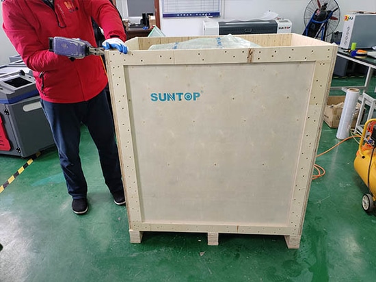 SUNTOP liefert einen vollständig getesteten 2-kW-5-in-1-Laserschweißer nach Spanien