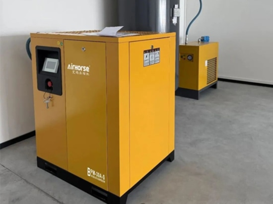 Ein Luftkompressor stabilisiert die gesamte Produktionslinie