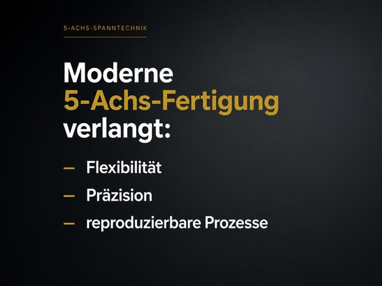 Wie moderne Spanntechnik die Leistungsfähigkeit der 5-Achs-Bearbeitung verändert