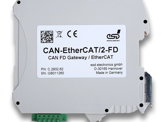 Seitenansicht CAN-EtherCAT/2-FD