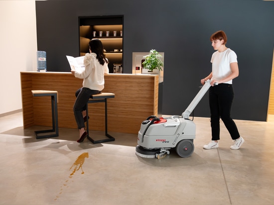 Vispa EVO, die Weiterentwicklung der professionellen Comac-Bodenreinigungsmaschinen