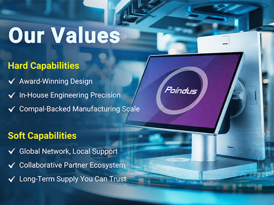 Poindus Systems – Die Hardware für den Einzelhandel, das Gastgewerbe und die Industrie