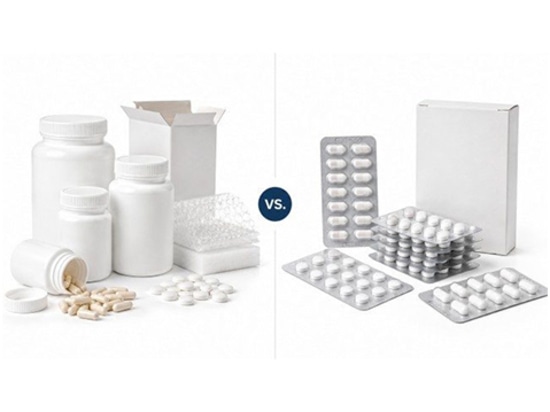 Flaschen- und Blisterverpackungsformate für Tabletten und Kapseln