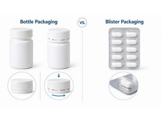 Flaschenverschlüsse und Blisterverpackungen zum Schutz der Produkte
