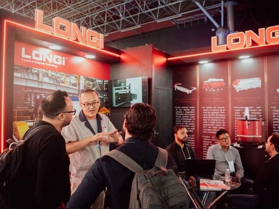 LONGi präsentierte sich eindrucksvoll auf der **EXPO MINAS 2026**, der führenden Bergbaumesse und -konferenz in Brasilien.