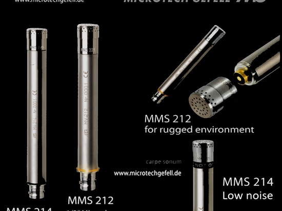 Innovative Messmikrofone für extreme Einsatzbedingungen - MMS 214 1/2“ und MMS 212 1/2“