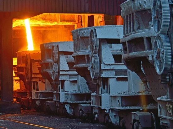 Überführung von geschmolzenem Metall in Gießpfannen
