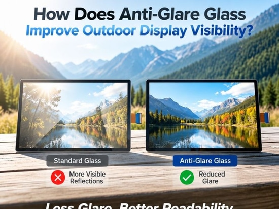 Warum ist entspiegeltes Glas für Touchscreen-Geräte im Außenbereich unverzichtbar?
