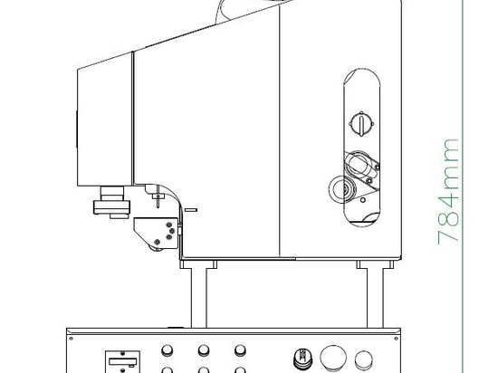 Flache Etikettiermaschine