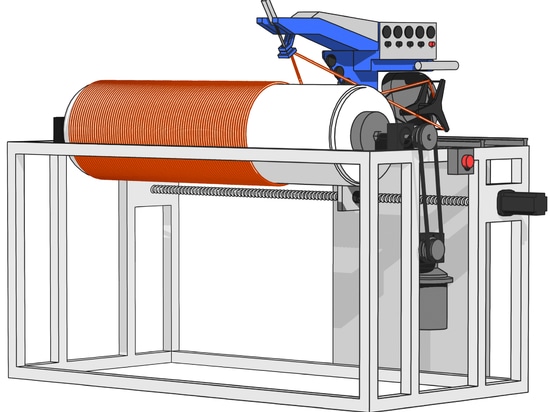 Wickelmaschine mit Thomson-Kugelumlaufspindel