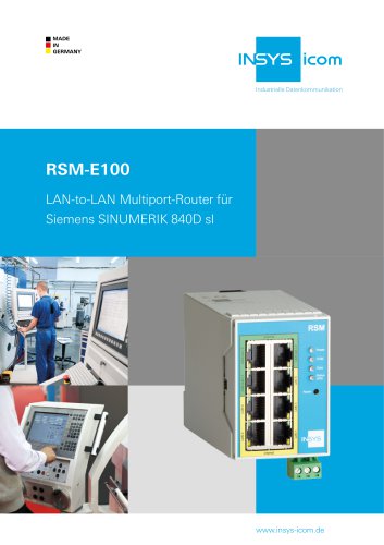 Multiport-Router für Siemens SINUMERIK 840D sl