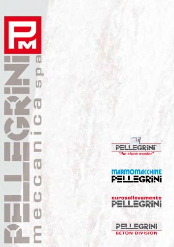 PELLEGRINI GENERAL Catalogue