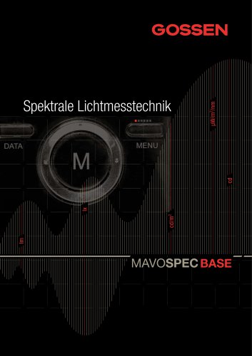 Spektrale Lichtmesstechnik - MAVOSPEC BASE