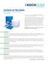 Synthetic Air Filter Media