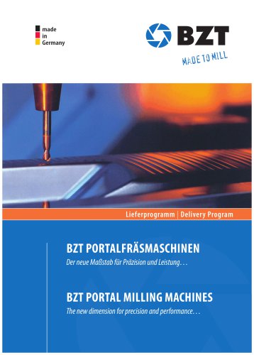 BZT Portal Milling Machines