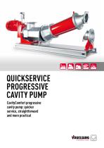 QUICKSERVICE PROGRESSIVE CAVITY PUMP