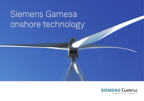 Siemens Gamesa onshore technology