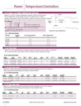 Power Temperature Controllers