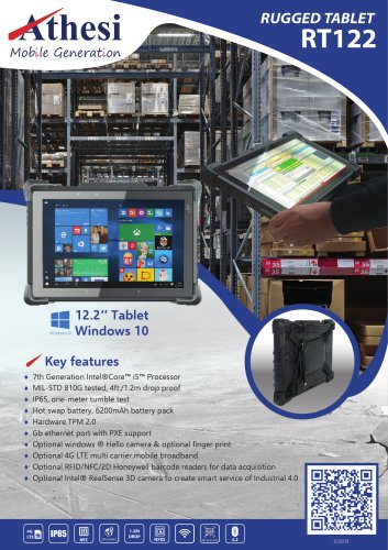 RT 122 Rugged tablet 12.2’’