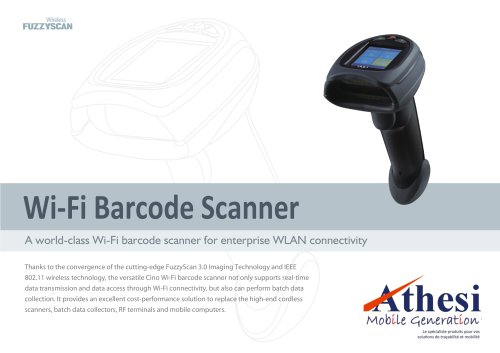 Wi-Fi Barcode Scanner