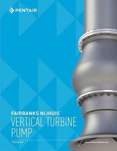 Vertical Turbine Pumps