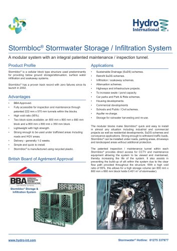 Stormbloc Storage / Infiltration System