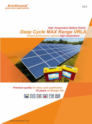 Deep cycle battery DM-12 series