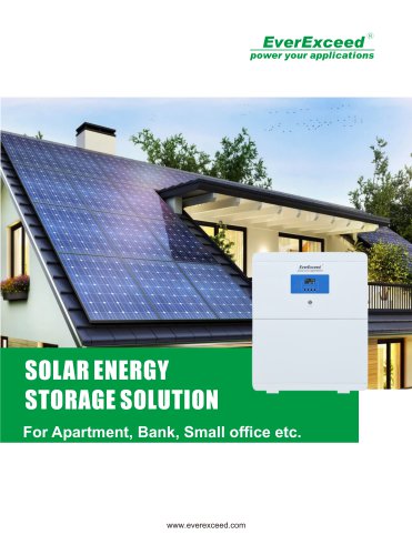 EverGEN Solar Energy Storage solution with VRLA