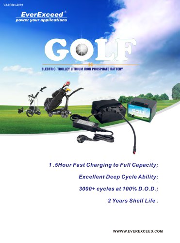 Golf battery Golf Trolley Lithium Battery