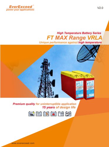 VRLA battery FT MAX series