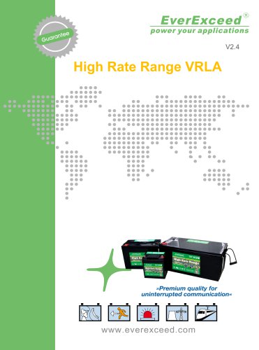 VRLA battery HR series