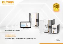 Kohlenstoff / Schwefel Analysatoren ELEMENTRAC CS-i / CS-d