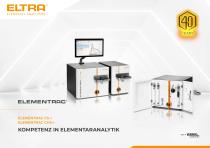 Kohlenstoff / Wasserstoff / Schwefel Analysatoren ELEMENTRAC C(H)S-r