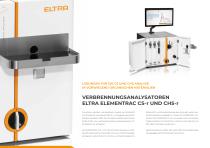 Kohlenstoff / Wasserstoff / Schwefel Analysatoren ELEMENTRAC C(H)S-r - 4