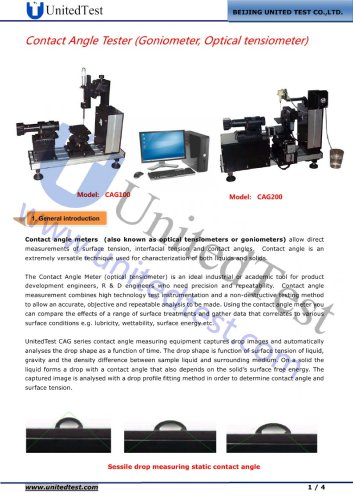 contact angle goniometer