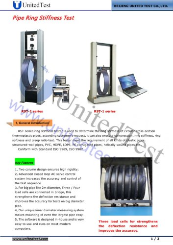 Pipe ring stiffness test