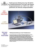 Tieftemperatur-Kühlsystem Typ T-G für kleine und große Kühlleistungen bis -170°C - 9